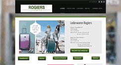 Desktop Screenshot of lederwarenrogiers.be