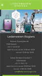 Mobile Screenshot of lederwarenrogiers.be