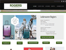Tablet Screenshot of lederwarenrogiers.be